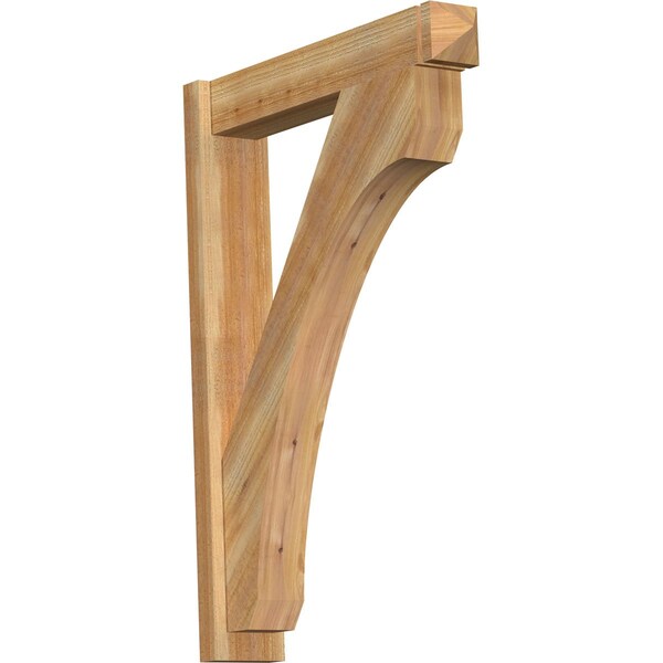Ekena Millwork Legacy Arts & Crafts Rough Sawn Outlooker, Western Red Cedar, 6"W x 30"D x 42"H OUT06X30X42LEC03RWR - main